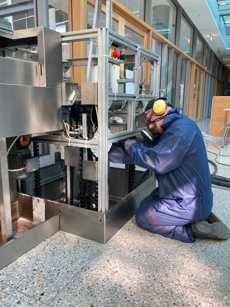 Trockeneisreinigung im Industrieeinsatz